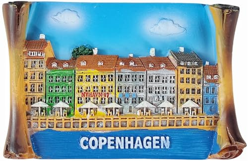 Kühlschrankmagnet Kopenhagen Dänemark Reise Souvenir Kühlschrank 3D Dekoration Magnet Aufkleber Handwerk