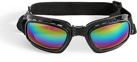 BOGEEL Hundebrille, winddicht, Augenschutz, faltbar, für kleine Hunde, lange Hundebrille