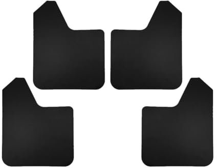 Auto Paraspruzzi Parafanghi Anteriori Posteriori Per Pick-up Auto SUV Furgoni Camion Rally Sport Paraspruzzi Universali Paraspruzzi Paraspruzzi Auto Parafango(Svart)