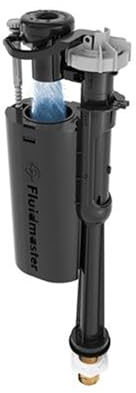 Fluidmaster 6420-S-001-P9 Airgap 6000 Bottom Entry Fill Valve – 1/2″ Brass Shank, Black