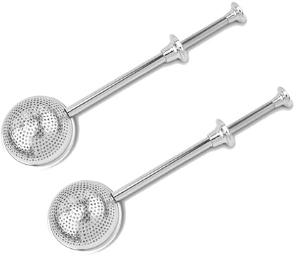 Mehl-Staubwedel zum Backen, Mehlsprinkler, Bäcker-Staubstab, Sauerteig-Mehl-Staubwedel, Staubstab zum Backen; feinmaschiger Streuer, Pulverdosen, Puderzuckerstreuer mit Griff (2, Farbe A)