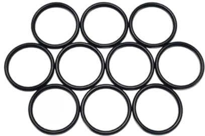 Einzelne Premium O-Ringe aus NBR70 in Carbon Black, Dichtungsringe (10 Stück, 40x4)