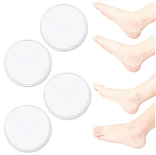4 Stück Knöchelschutz Gelpolster, Gel Knöchelschutzpolster zur Druckentlastung und Schmerzlinderung im Fußgelenkbereich, Knöchelschutz Pad für Eislaufen, Hockey, Eishockey, Inline-Hockey, Eiskunstlauf