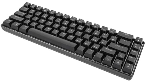 GEERYZHE Mechanische Gaming-Tastatur mit 68 Tasten, RGB-Hintergrundbeleuchtung, Hot-Swap-fähigem Braunem Schalter, Kabelgebundenem, Kompaktem Design für PC-Computerspieler