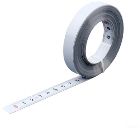 Forward And Reverse Tape Measure 5M Self-Adhesive Ruler With Nylon Coating For Workbench Machine Desktop Wall Cutting(Forward)