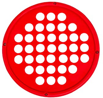 CanDo Power-Web Handtrainer, Handtrainer Web - latexfrei - Durchmesser 17 cm, rot (leicht)