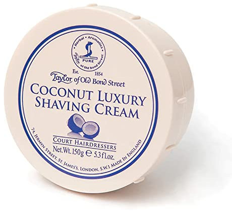 Taylor Of Old Bond Street Crème de Rasage Noix de Coco 150 g