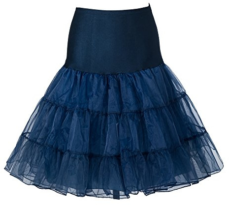 Boolavard 1950 26 rockabilly underkjol retro vintage petticoat tutu gunga röd, svart, vit, blå, rosa, Marinblå, L-XL