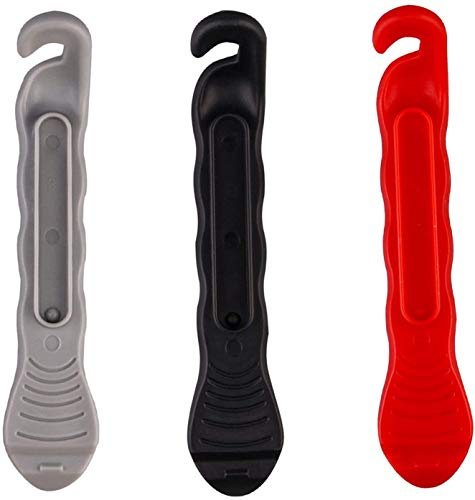 3Stücke Nylon Reifenheber,Reifenheber Fahrrad Premium Gehärtete Plastik Hebel,Nylon Reifenheber zur Fahrradschlauch Reparatur Unverzichtbarer Werkzeugsatz für Auto Fahrräder Motorräder Reifenreparatur