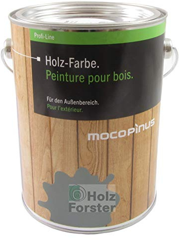 Mocopinus Lignucolor Holzfarbe F-RAL 7016 Anthrazit, 2,50 Liter