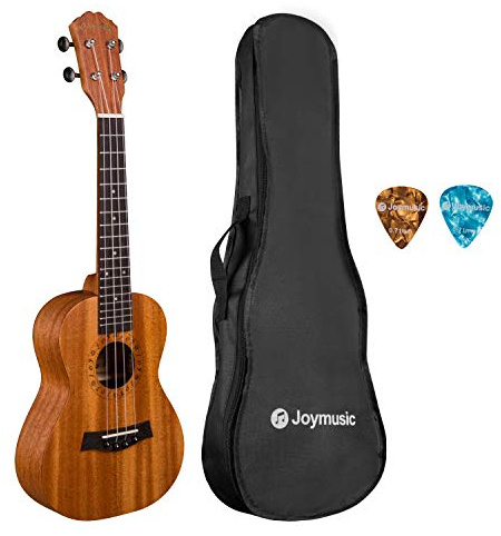 Joymusic 23 Concert Mahogany Ukulele Kit,Natural,Matt (UK-23S)
