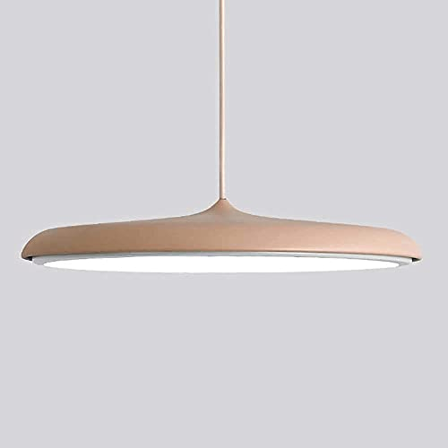 wangch Luces Colgantes LED, Lámpara De Platillo Volante De Color Lámpara Colgante Redonda Minimalista Moderna Lámpara De Techo De Luz Variable De Tres Colores Restaurante Bar Club