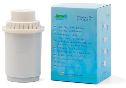 +AcsaCi Replacement Water Filter for Water 7+ Jug, Compatible with Klar Jug, 1PC in one Box (Pack of 1)