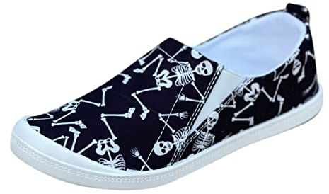 Mujer fascitis plantar zapatos antideslizantes mocasines de lona con soporte de arco ortopédico casual cordones antideslizantes suela de goma sandalias punta abierta para talla 9, 2 el negro, 42 EU