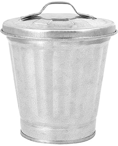 GANAZONO Mini Desktop Trash can 3.74In Table Storage Jar Compact Desktop Waste Bin for Home Office Dormitory Countertop Use