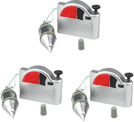 3St einfach zu bedienendes Messgerät Regler Messhammer Hammermessgerät aus legiertem Stahl Anhänger zum Bauen werkzeug Bauhammer Fallhammer automatisch Senklot zimmerei linie
