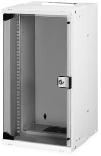 DIGITUS nätverksskåp 10 tum - 12 U - väggmontering - omonterad - HxBxD 591x316x298mm - lastkapacitet 30kg - användbart djup 254mm - IP20 skyddsklass - SOHO Pro-serien - grå