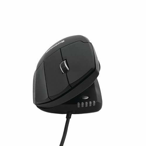 Contour Unimouse Ergonomic Vertical Mouse – Adjustable 35°-70° Angle, Customizable Thumb Rest, Wired, 6 Programmable Buttons, Ideal for All Day Comfort, Carpal Tunnel and Pain Relief