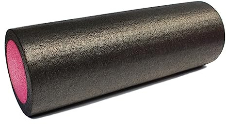 TOGEVAL Yoga Massage Roller Massage Walze Aus Epe Schwarz 30 x 15cm Fitness Yoga Balancer Fitnesszubehör Für Frauen