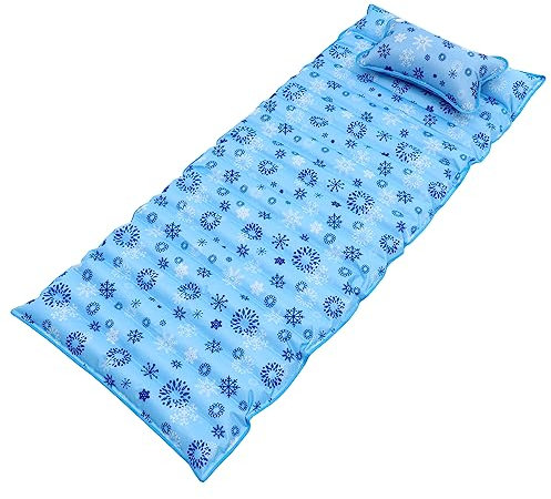 GAROZATION Eismatratze Wasserbett PVC Wasserkühler Für Einzelbett Studentenwohnheim Faltbar
