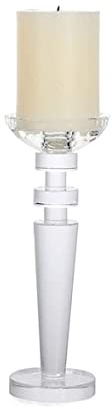 Kandelaber Kerzenständer Kerzenständer Doppelloch Kristall Kerzenständer Kelch Dristall Kerzenständer Kelch Design Kerzenhalter Dekorativer hoher älterer Kerzenhalter für Zuhause, Bar, Party