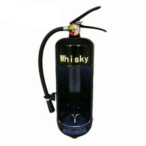 Breeshy Mini-Bar Feuerlöscher, Mini-Bar aus Metall, lustig, Weinkühler, Schnapsschrank, Feuerlöscher
