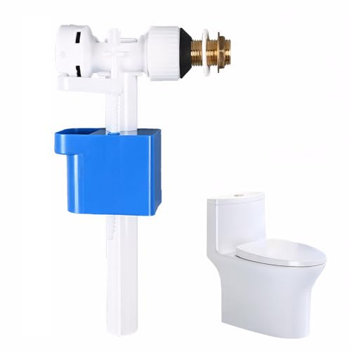 Schwimmerventil Spülkasten Universal G3/8 Und G1/2,Füllventil für Spülkasten Ersatzteile mit 1 Satz Unterlegscheibe,für Kunststoff und Keramik Spülkasten