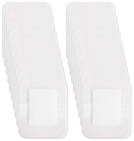 HAMKU Apósito estéril para heridas, 20 Piezas, apositos adhesivos, apositos cicatrizacion rapida, Pegatina impermeable