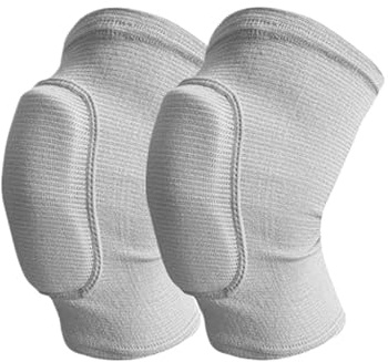 MTKSFDC Knee Pads for Work 1Pair Sports Knee Pads for Men Women Knees Protective,Knee Braces for Dance Yoga Volleyball Football Running Cycling Tennis(Gray,XS)