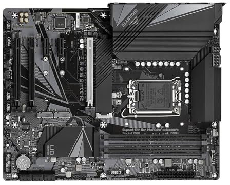 XYYZXKL Fit for Gigabyte Z690 UD DDR4 V2 LGA1700 for processeur Intel Core 12e génération 12600 12700 12900 CPU DDR4 Double Canal PCI-E 4.0 Cartes mères d'ordinateur