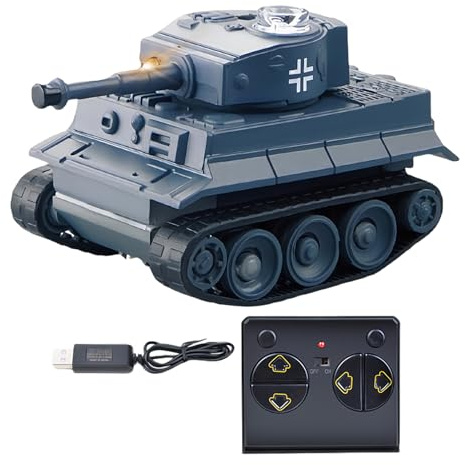 Fjärrstyrd Tank | Realistisk Fordonsleksak | Pedagogisk Stridsfordonsmodell Leksak För Pojkar Och Flickor Till Lekrum Vardagsrum Sovrum Och Utomhusplan