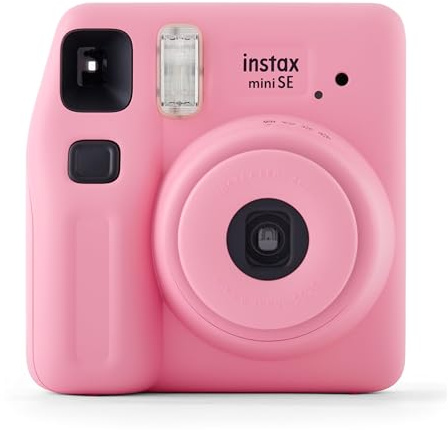 Fujifilm Instax Mini SE Fuji Instant Film Camera (Renewed) (Pink)