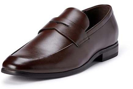 Amazon Essentials Men's Square Apron Toe Penny Loafers