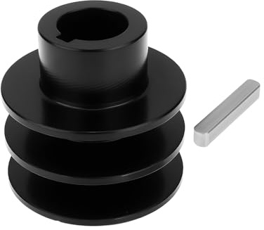 EMSea Polea de Correa Trapezoidal de 20 Mm para Motor Compatible con Honda 168F 170F GX110 Y GX120 Color Negro