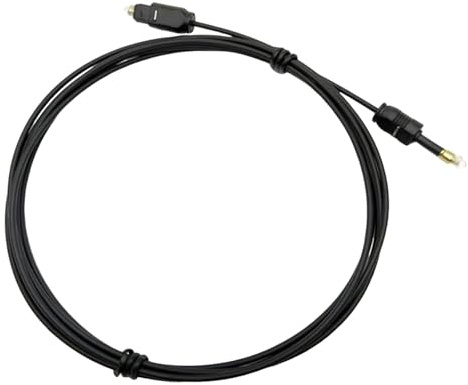 KiBcsLic Cavo Audio Ottico Digitale, Cavo in Fibra, Facile da Usare, Leggero, Portatile, SPDIF, Robusto per la TV di casa, 100 Cm