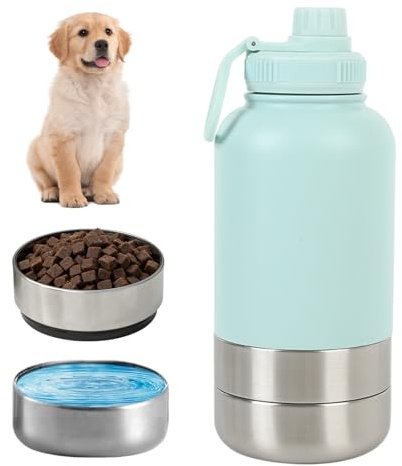 BORDEAG Borraccia da 950ml per Cani da Viaggiare, Borraccia per Cani e Gatti