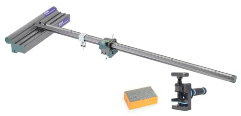 Klenbo TCut Lite - Cortador de azulejos manual portátil en forma de T para azulejos de porcelana y cerámica, 90 cm de longitud, corte de precisión con rueda de hoja de aleación y alicates de rotura
