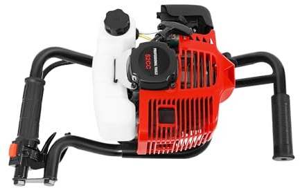 Linanty 52cc jordborrning, bensinmotor med 2 hk, 2-takts bensinmotor för hålborr, jordborrmotor med handtag för jordborr, trädgårdsborr