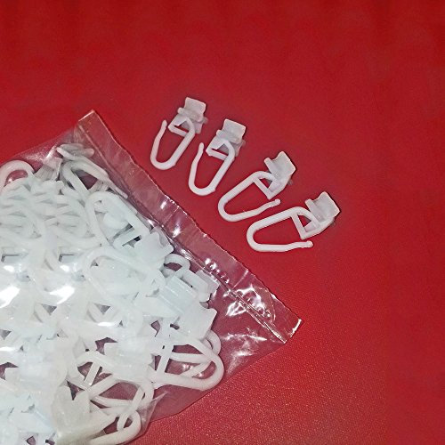 Easy-Shadow - Faltengleiter/X-Gleiter 6 mm für Gardinenschienen und Innenlaufstangen 100 Stück