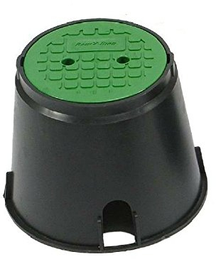 Rain Bird VBA02673 Runder Ventilkasten mit Deckel mit Schnappverschluss