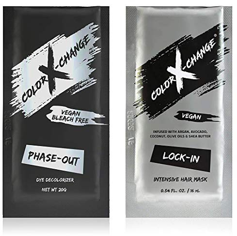 Color X-Change Phase-Out Gentle Dye Decolorizer + Intensive Hair Mask , 2 Count (Pack of 1)
