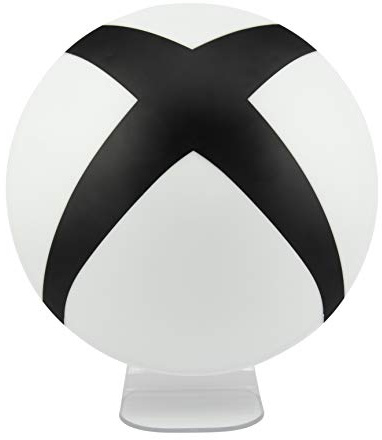 Paladone - Microsoft XBox 3D-lamplogotyp svart/vit, rund, USB- eller batteridriven.