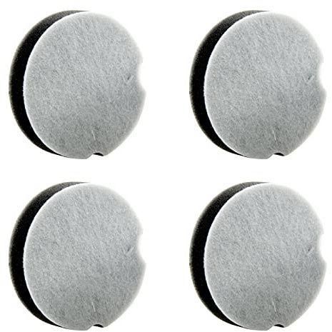 4 Pack Filter Replacement for Bissell PowerForce Compact Lightweight Vacuum Cleaner 1520 2112, Compatible with Bissell Turbo Bagless 2690 Cleanview 3508 Cleaner, Compare to Part #1604896/160-4896