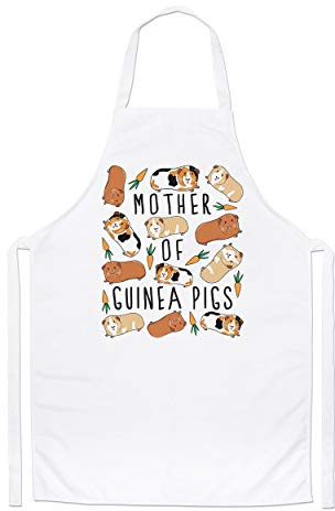 Mor till Guinea gris kockförkläde