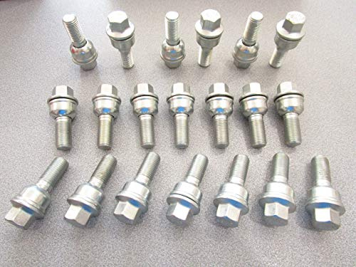 topbest Kit 20 Bulloni Ruota Compatibili Con AUDI Q3 Q5 Fissaggio Ruote Gomme Cerchi In Lega Farad MADE IN ITALY