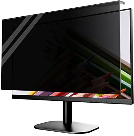 JANEFLY Filtre d'écran de confidentialité 17-32, Protecteur d'écran de confidentialité pour Ordinateur Suspendu, Anti-Rayures Blu-Ray Facile à Installer Amovible à Tout Moment,17in(354 * 290mm)