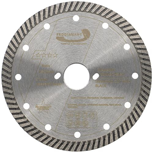 PRODIAMANT Disque à tronçonner diamant Turbo 150 mm alésage 27 convient pour les machines Bepo
