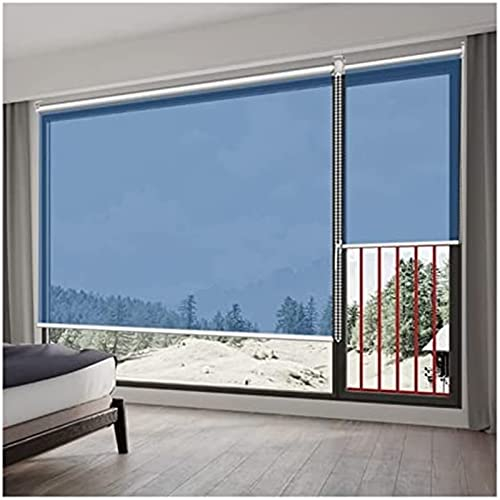 Rollos 160 Cm 140 Cm 120 Cm 100 Cm 80 Cm Einweg-Sichtschutz-Spiegelrollo / Durchsichtige Rollos – For Terrasse / Balkon / Küche, Mit Silberner Rückseite Und Hardware-Kit ( Size : 100x100cm/39.3x39.4in