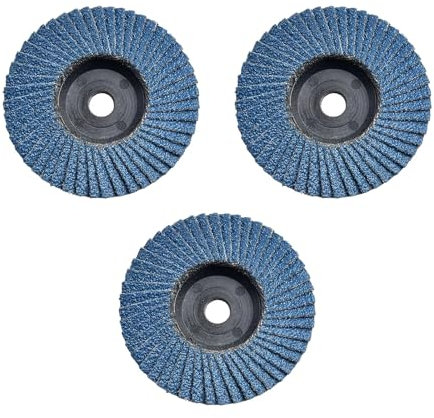 NEFLUM 3PCS Flache Flap Discs Flap Schleifscheibe Polieren Schleifpapier 3 Zoll 75mm Metall Holz Polieren Schleifscheibe Für Winkelschleifer 40/60/120,60