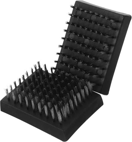 BCOATH 2pièces Brosse à Barbecue Métallique Nettoyeur De Gril Portable Outil De Nettoyage pour Barbecues Accessoire De Cuisine pour Éliminer Les Taches Tenaces